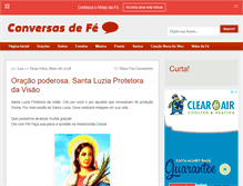 Tablet Screenshot of conversasdefe.com